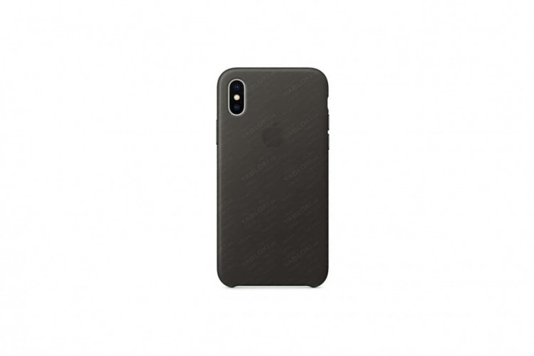 Силиконовый чехол для Айфон XR Угольно-серый