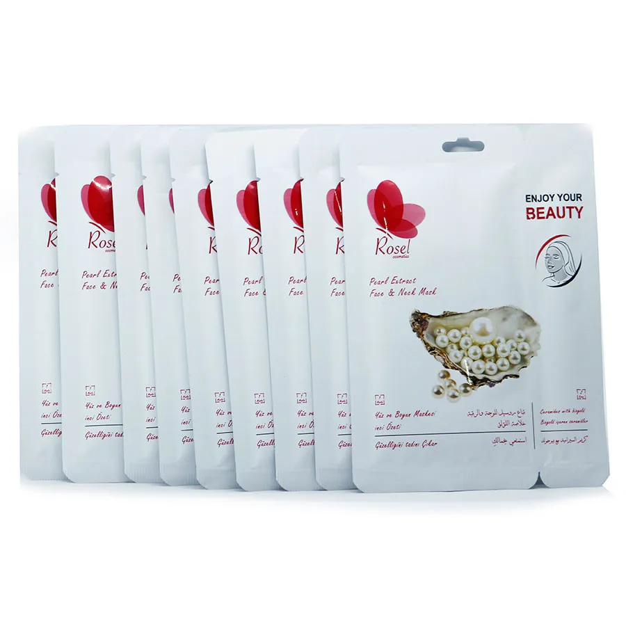 Маски для лица Rosel Cosmetics Face Mask Pearl Extract