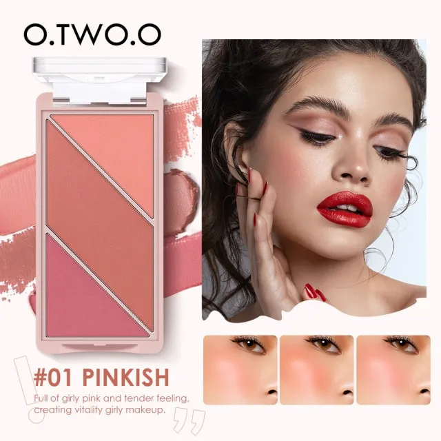 Румяна для лица 3 в 1 O.TWO.O арт. 9141 #01
