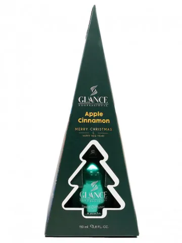 Glance ароматический Диффузор Apple Cinnamon (в подарочной упаковке Merry Christmas & Happy New Year ) 110мл