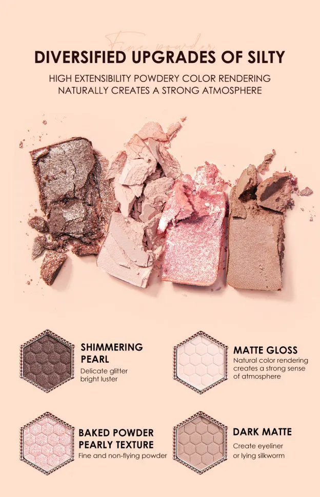 Палетка теней для век 12 цветов O.TWO.O арт. 1018 #2 18 g.