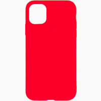 Силиконовый чехол для iPhone 12pro (Оранжевый неон)