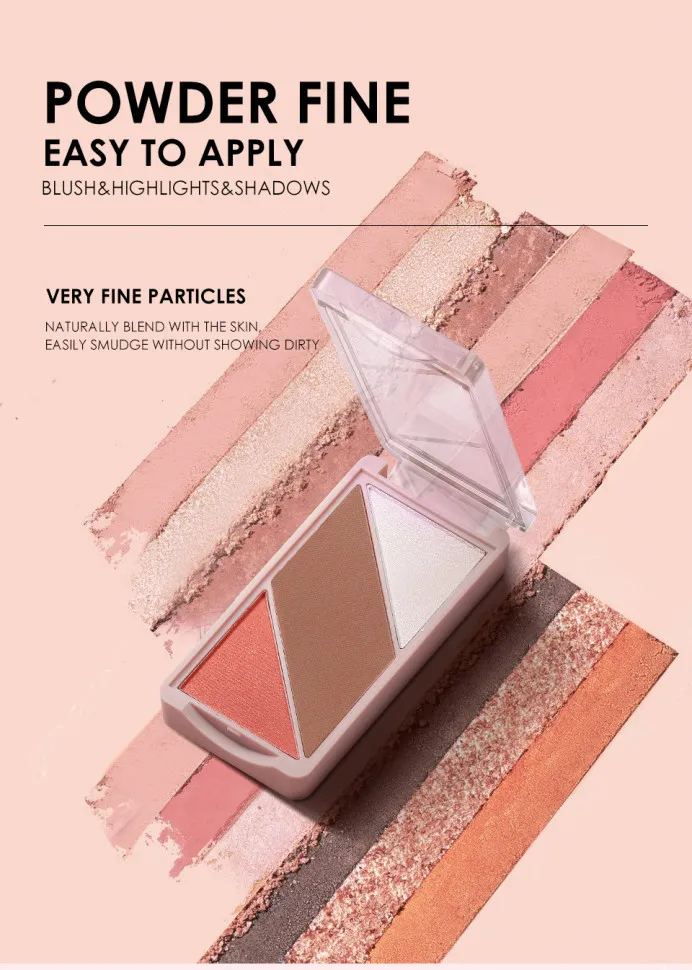 Румяна для лица 3 в 1 O.TWO.O арт. 9141 #04