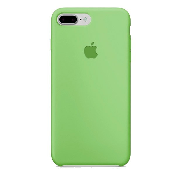 Салатовый силиконовый чехол для Айфон 7/8 Plus Silicone Case