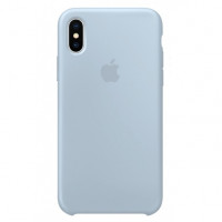 Силиконовый чехол для iPhone XR (Светло-Голубой)