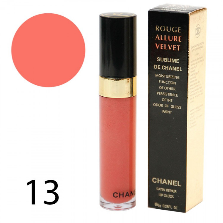 Блеск для губ Chanel Rouge Allure Velvet Sublime 8g №13 (1шт)