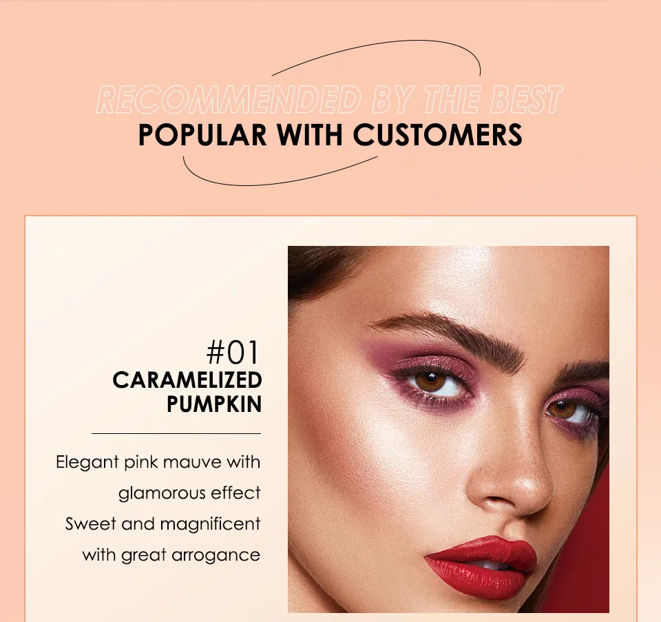 Палитра теней для век 8 цветов O.TWO.O арт. SC021 #01 10 g.