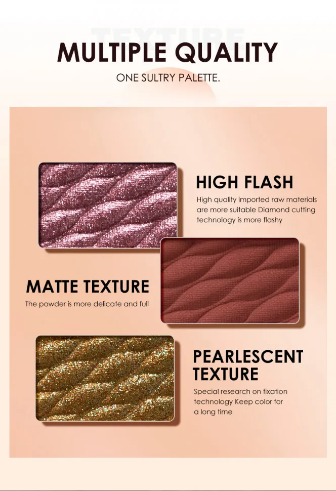 Палитра теней для век 8 цветов O.TWO.O арт. SC021 #01 10 g.