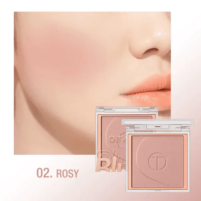 Палитра румян O.TWO.O арт. SC044 №02 Светло-розовый 7.5 g.