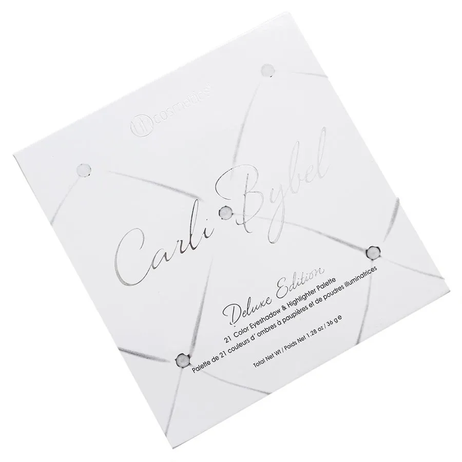 Тени + Румяна Carli Bybel Deluxe Edition Eyeshadow & Highlighter 21 цвет (36гр)