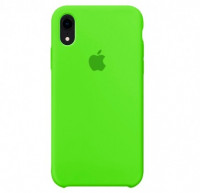 Силиконовый чехол для Айфон XR (ярко-зеленый)