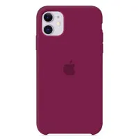 Силиконовый чехол для Айфон 13 Pro Max (Бордовый)