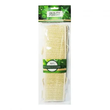 Мочалка брус из крапивы и хлопка (длинная)