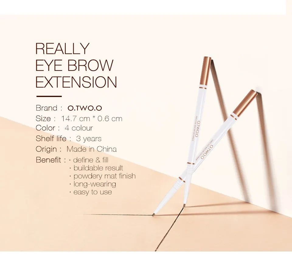 Карандаш для бровей O.TWO.O  Eyebrow Pencil (арт. 9991) 0.09 g.