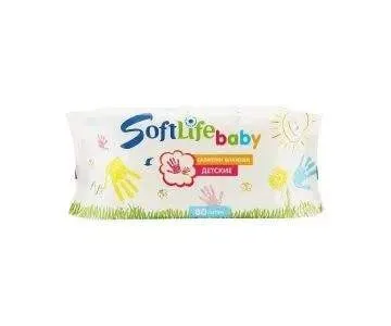 SoftLife Baby салфетки влажные алоэ вера 50 шт.