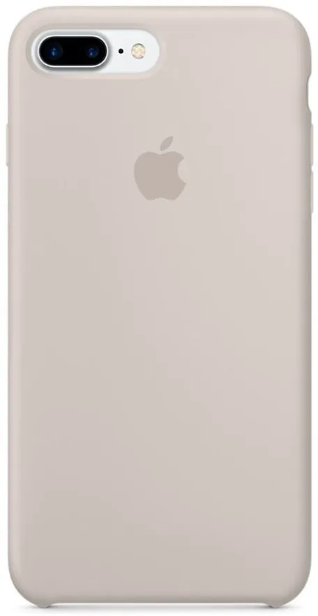 Силиконовый чехол для Айфон 7/8 Plus -Бежевый (Stone)
