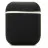 Силиконовый чехол для Эпл ЭирПодс 2 Silicone Case (Черный)