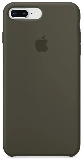 Силиконовый чехол для Айфон 7/8 Plus -Тёмно-оливковый (Dark Olive)