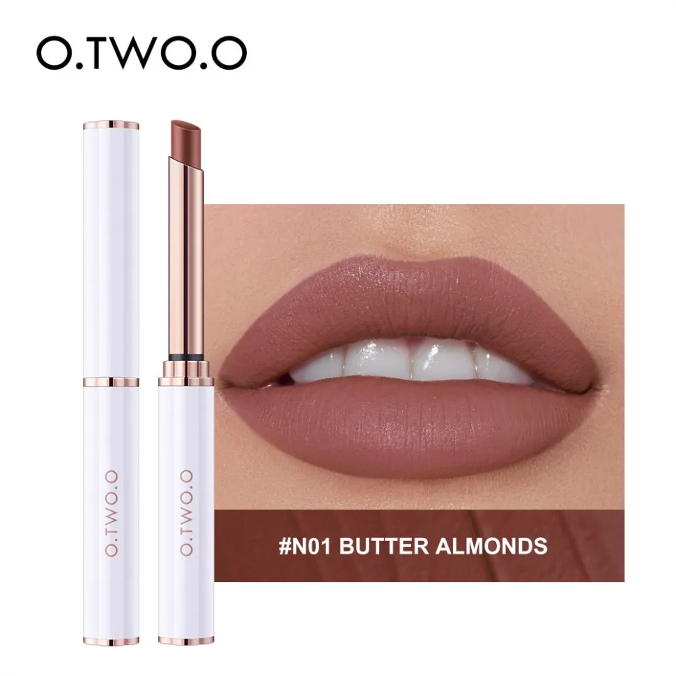 Матовая губная помада O.TWO.O арт. SC016 №1 (Butter Almonds)