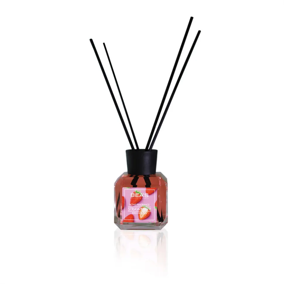 Ароматический диффузор с палочками Beas Strawberry - Клубника 120 ml