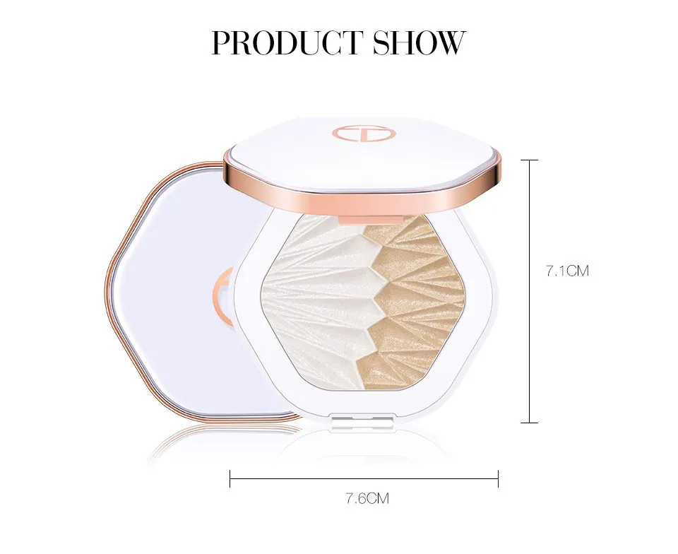 Хайлайтер O.TWO.O Highlight Powdery Cake 10g (арт. 1001)