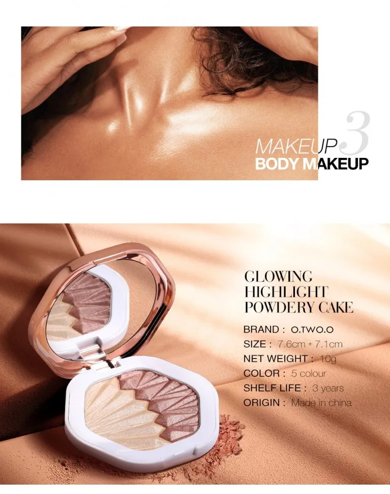 Хайлайтер O.TWO.O Highlight Powdery Cake 10g (арт. 1001)