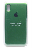 Силиконовый чехол для iPhone XS Max зеленый
