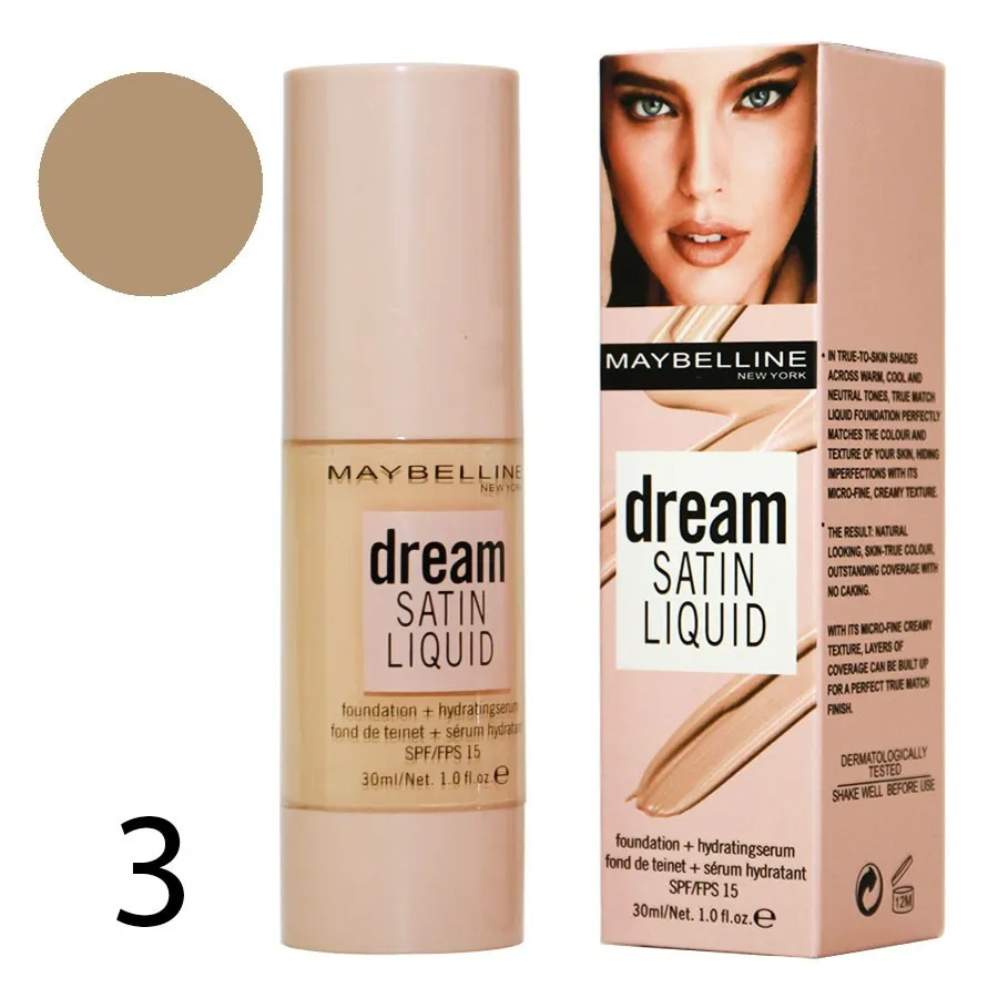 Тональный крем Maybelline Dream Satin Liquid, 30 ml