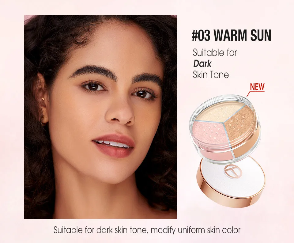 Трехцветная рассыпчатая пудра O.TWO.O арт. SC053 №3 - 9 г.