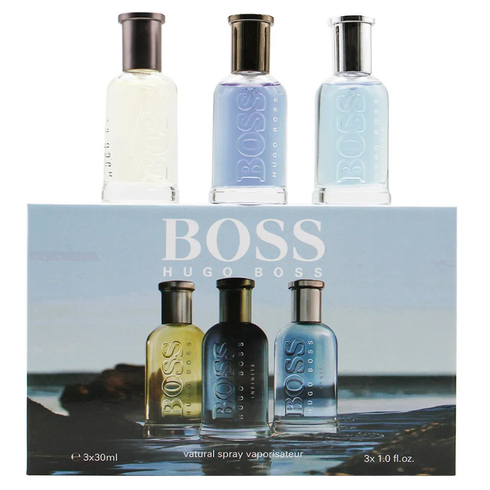 Парфюмерный мужской подарочный набор Hugo Boss 3 x 30 ml