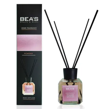Ароматический диффузор с палочками Beas Powder - Пудровый аромат 120 ml