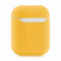 Силиконовый чехол для Эпл ЭирПодс 2 Silicone Case (желтый)