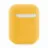 Силиконовый чехол для Эпл ЭирПодс 2 Silicone Case (желтый)