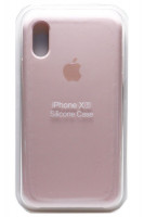 Силиконовый чехол для iPhone XS - (Светло-Сиреневый)