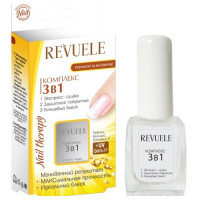 Revuele Комплекс 3 в 1 Экспресс-сушка, защитное покрытие, глянцевый блеск, 10 ml