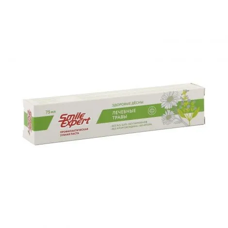 Smail Expert  Зубная паста Лечебные Травы (здоровые десны) 75ml