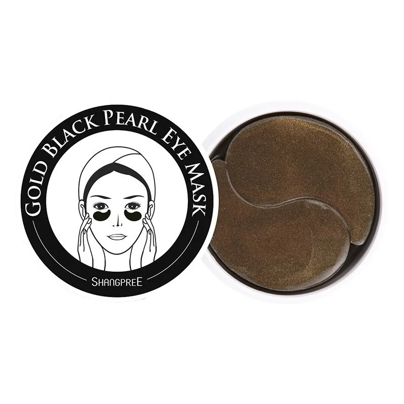 Гидрогелевые патчи с экстрактом черного жемчуга Shangpree Gold Black Pearl Eye Mask