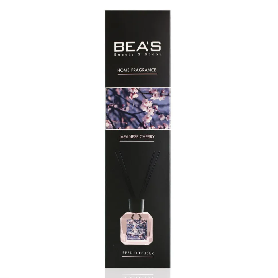 Ароматический диффузор с палочками Beas Japanese Cherry - Японская вишня 120 ml