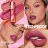 Водостойкая матовая помада O.TWO.O New Trending Lip Gloss Marbling Water Proof Matt Finish Lip Stick SC057 #03 Cocoa Brown
