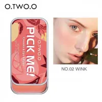 Матовый крем 3 в 1 (румяна, тени для век, помада для губ) O.TWO.O Pick Me 10г #9139 (№02 Коралловый)