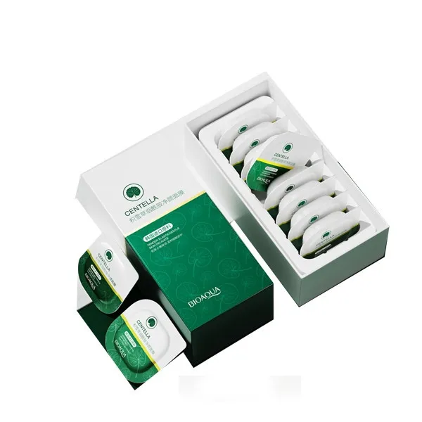 Восстанавливающая маска для чувствительной кожи Centella BIOAQUA Tender Elasticgentle Skin Delicate (7,8г*8)  арт.22705