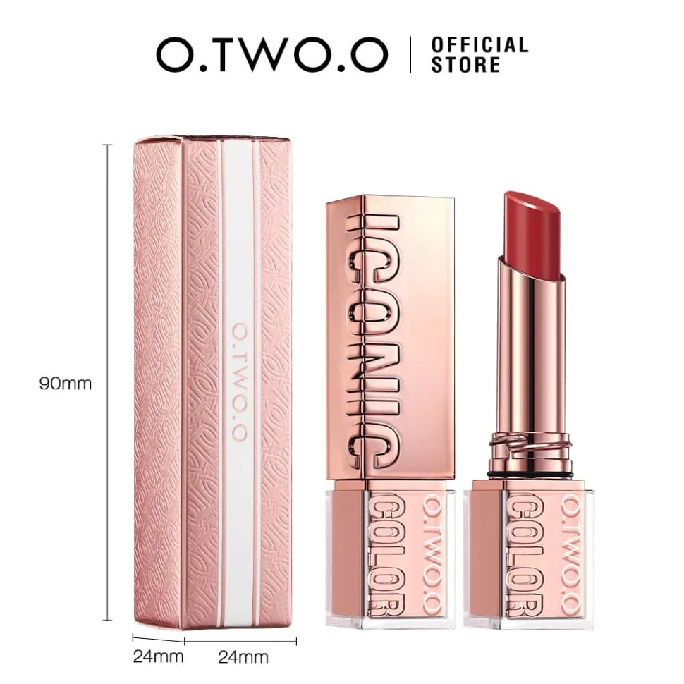 O.TWO.O Сатиновая помада для губ арт. HC009 #07 - Личи розовый