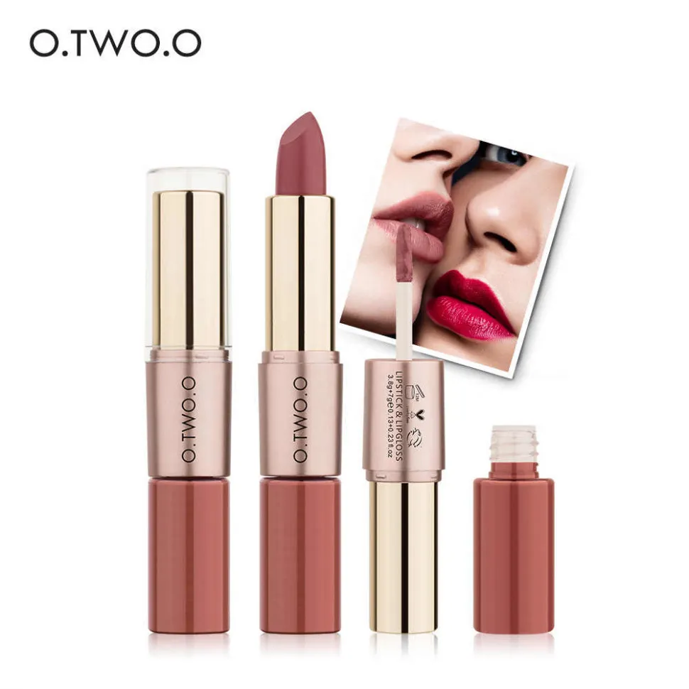 Матовая губная помада O.TWO.O Rose Gold 2in1 3.5g Цвет №05 арт. N9107