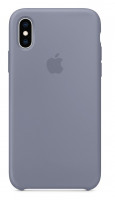 Силиконовый чехол для Айфон XS Max -Тёмная лаванда (Lavender Gray)