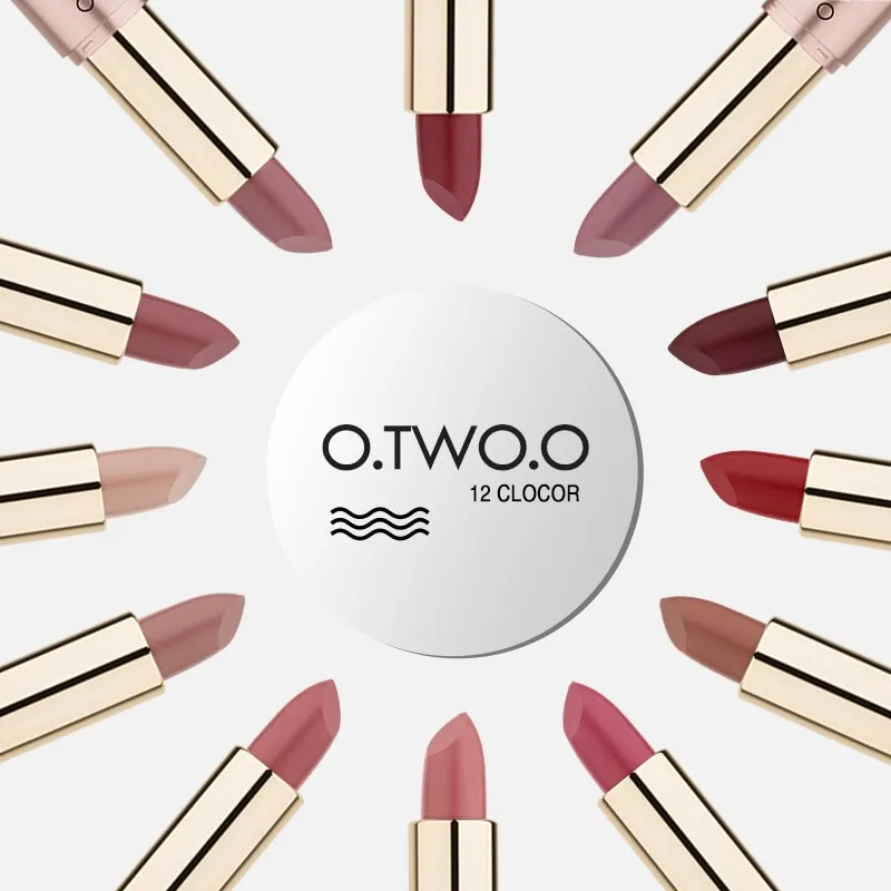 Матовая губная помада O.TWO.O Rose Gold 2in1 3.5g Цвет №09 арт. N9107 Насыщенная вишня